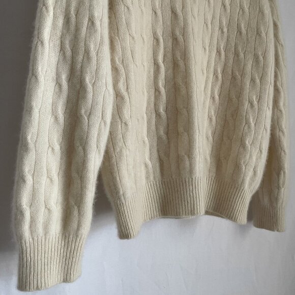 Polo by Ralph Lauren Cream Cable Knit Sweater - Picture 5 of 16